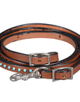 BAR H EQUINE Western Leather Horse Rein With Adjustable Buckle