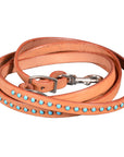 BAR H EQUINE Western Leather Horse Rein With Adjustable Buckle