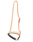 Bar H Equine Western Horse Genuine Leather Hand Tooled  Nose band Tan
