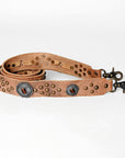 American Darling ADBT132B Full Grain Genuine Leather Crossbody Handle Strap For Bags