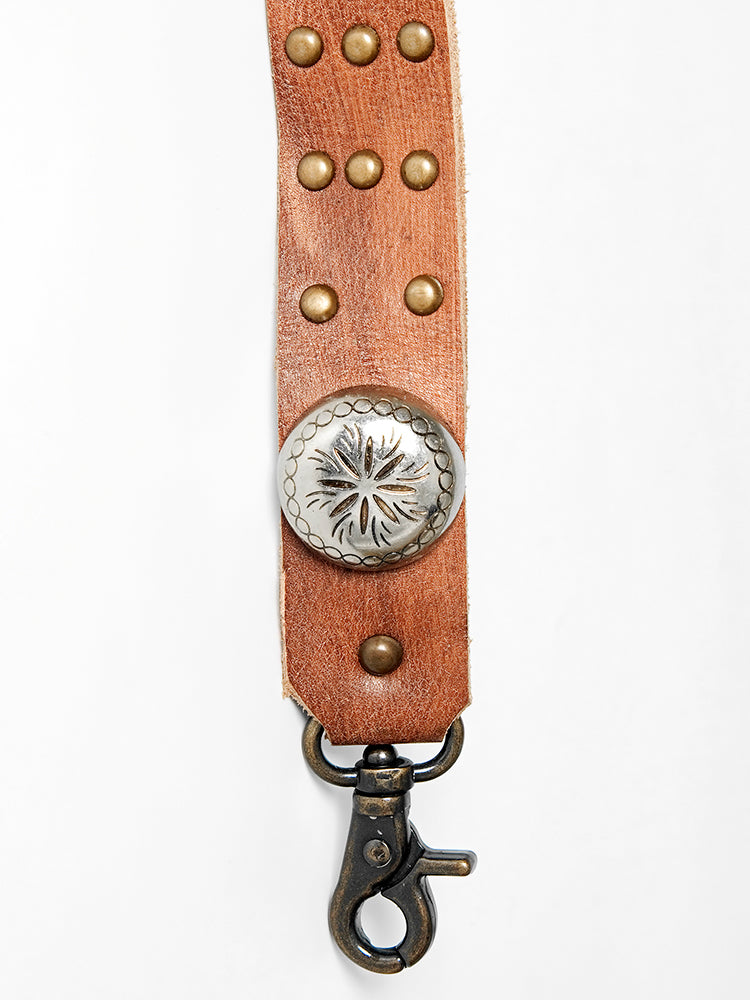 American Darling ADBT134B Full Grain Genuine Leather Crossbody Handle Strap For Bags