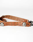 American Darling ADBT134B Full Grain Genuine Leather Crossbody Handle Strap For Bags