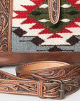 American Darling ADBG773 Tote Saddle Blanket Genuine Leather Women Bag Western Handbag Purse