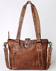 American Darling ADBG773 Tote Saddle Blanket Genuine Leather Women Bag Western Handbag Purse