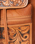 ADBG776 American Darling Hand Tooled Genuine Leather Women Bag Western Handbag Purse