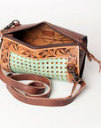 ADBG777 American Darling Hand Tooled Genuine Leather Women Bag Western Handbag Purse