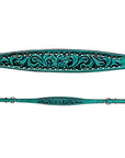 Bar H Equine American Leather Horse Saddle Tack One Ear Headstall | Breast Collar | Browband Headstall | Wither Strap | Tack Set for Horses Spotted Pinwheel Collection