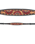 Bar H Equine American Leather Horse Saddle Tack One Ear Headstall | Breast Collar | Browband Headstall | Wither Strap | Tack Set for Horses BER112