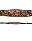 Bar H Equine American Leather Horse Saddle Tack One Ear Headstall | Breast Collar | Browband Headstall | Wither Strap | Tack Set for Horses BER113