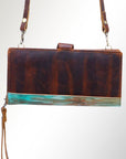American Darling Wristlet Genuine Leather Women Bag Western Handbag Purse