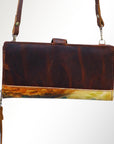American Darling Wristlet Genuine Leather Women Bag Western Handbag Purse