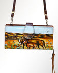 American Darling Wristlet Genuine Leather Women Bag Western Handbag Purse