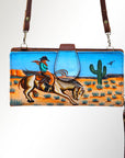 American Darling Wristlet Genuine Leather Women Bag Western Handbag Purse