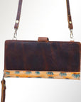 American Darling Wristlet Genuine Leather Women Bag Western Handbag Purse