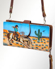 American Darling Wristlet Genuine Leather Women Bag Western Handbag Purse