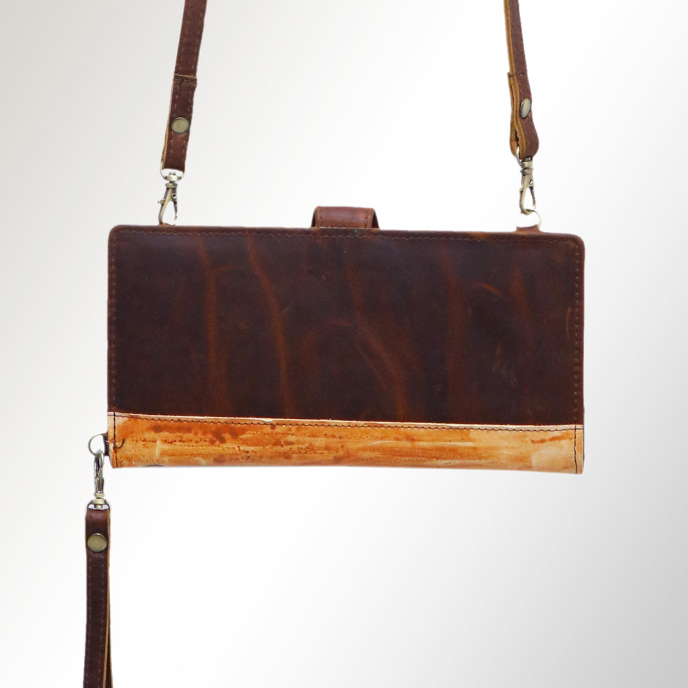 American Darling Wristlet Genuine Leather Women Bag Western Handbag Purse