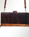 American Darling Wristlet Genuine Leather Women Bag Western Handbag Purse