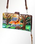 American Darling Wristlet Genuine Leather Women Bag Western Handbag Purse