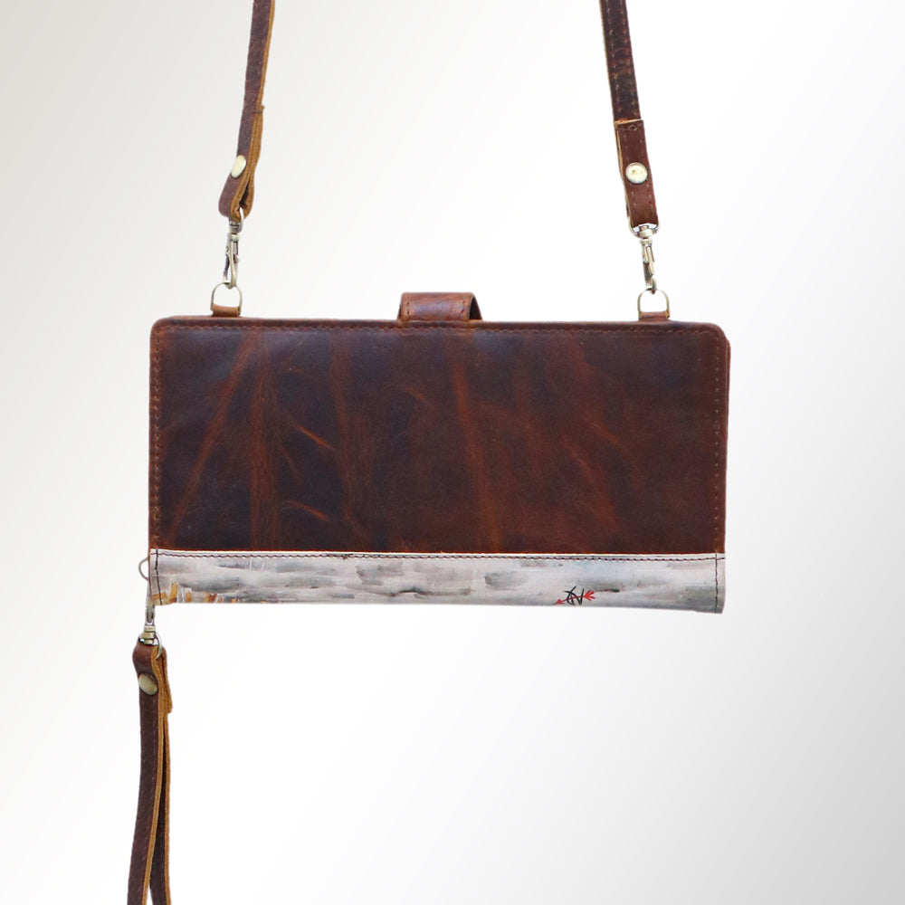 American Darling Wristlet Genuine Leather Women Bag Western Handbag Purse