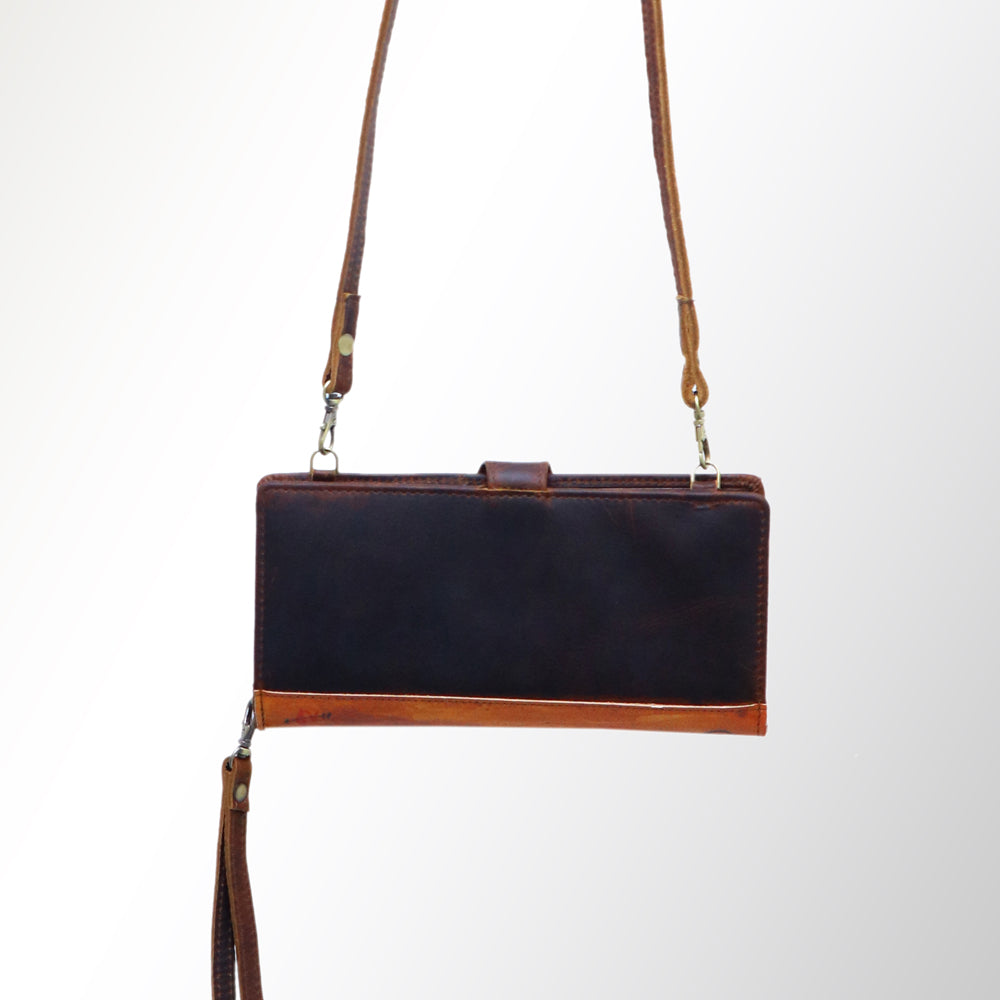 American Darling Wristlet Genuine Leather Women Bag Western Handbag Purse