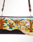 American Darling Small Crossbody Genuine Leather women bag western handbag purse