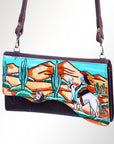 American Darling Small Crossbody Genuine Leather women bag western handbag purse