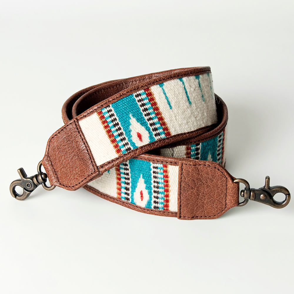 American Darling ADBT139 Saddle Blanket Genuine Leather Crossbody Handle Strap For Bags