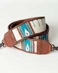 American Darling ADBT139 Saddle Blanket Genuine Leather Crossbody Handle Strap For Bags