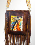 American Darling ADBGM156R2 Crossbody Genuine Leather Women Bag Western Handbag Purse