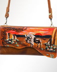 American Darling Small Crossbody Genuine Leather women bag western handbag purse