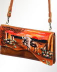 American Darling Small Crossbody Genuine Leather women bag western handbag purse