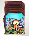 American Darling ADCCM101R20 Card-Holder Genuine Leather Women Bag Western Handbag Purse