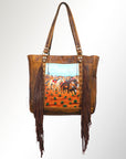 American Darling ADBGM166R35 Tote Genuine Leather women bag western handbag purse