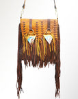 American Darling ADBGM233R22 Crossbody Genuine Leather Women Bag Western Handbag Purse