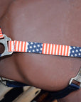 Hilason 1 Inch Fully Adjustable Halter US Flag Polyester