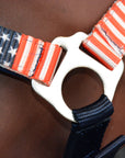 Hilason 1 Inch Fully Adjustable Halter US Flag Polyester