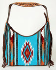American Darling Hobo Saddle Blanket Genuine Leather women bag western handbag purse