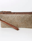 American Darling Wristlet Hair on Genuine Leather Western Women Bag | Handbag Purse | Women Wristlet | Wristlet Wristlet | Travel Wristlet | Leather Wristlet | Clutch Wristlet