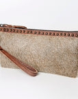 American Darling Wristlet Hair on Genuine Leather Western Women Bag | Handbag Purse | Women Wristlet | Wristlet Wristlet | Travel Wristlet | Leather Wristlet | Clutch Wristlet