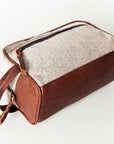 American Darling Hand Tooled Hair On Genuine Leather Women Bag Western Handbag Purse