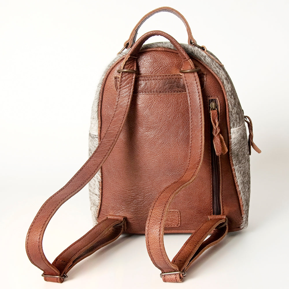 American Darling Hand Tooled Hair On Genuine Leather Women Bag Western Handbag Purse