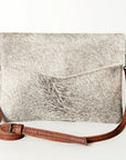 American Darling ADBGS178BRAH Envelope Hair On Genuine Leather women bag western handbag purse