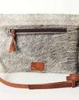American Darling ADBGS178BRAH Envelope Hair On Genuine Leather women bag western handbag purse