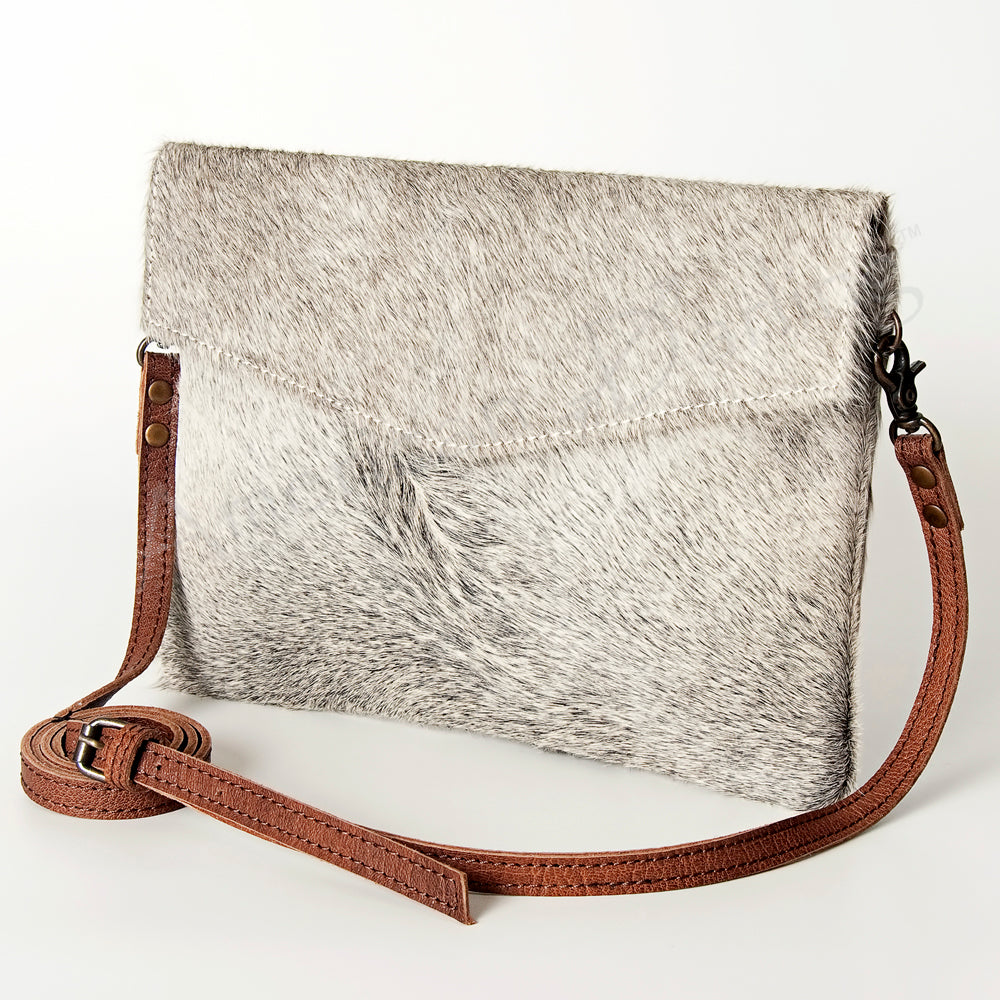 American Darling ADBGS178BRAH Envelope Hair On Genuine Leather women bag western handbag purse