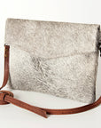 American Darling ADBGS178BRAH Envelope Hair On Genuine Leather women bag western handbag purse