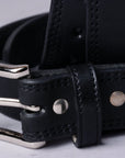 HILASON Western Genuine Leather Belt for Men Women Cowboy Cowgirl Handmade Unisex Full Grain Heavy Duty Tooled Belt for Jeans