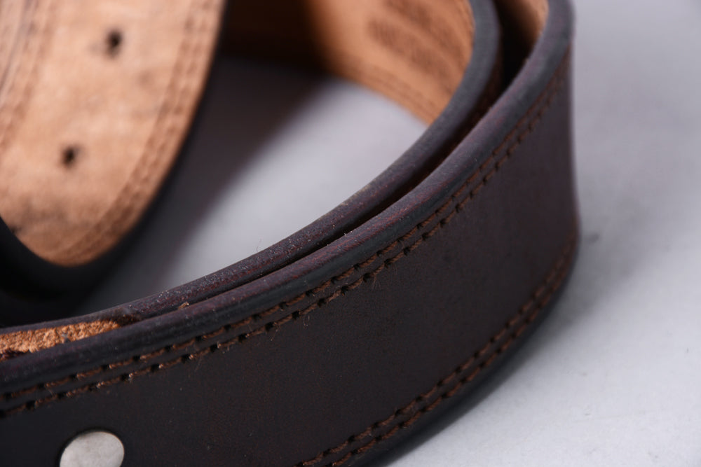 HILASON Western Genuine Leather Belt for Men Women Cowboy Cowgirl Handmade Unisex Full Grain Heavy Duty Tooled Belt for Jeans