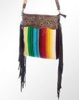 ADBGZ271 American Darling Hand Tooled Saddle Blanket Genuine Leather Women Bag Western Handbag Purse