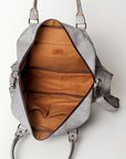 Never Mind Nmbg133A Tote Vintage Handmade Genuine Cowhide Leather Women Bag Western Handbag Purse