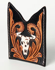American Darling ADCCF107 Card-Holder Hand Tooled Genuine Leather Women Bag Western Handbag Purse